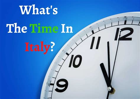 Local time in Italy right now .